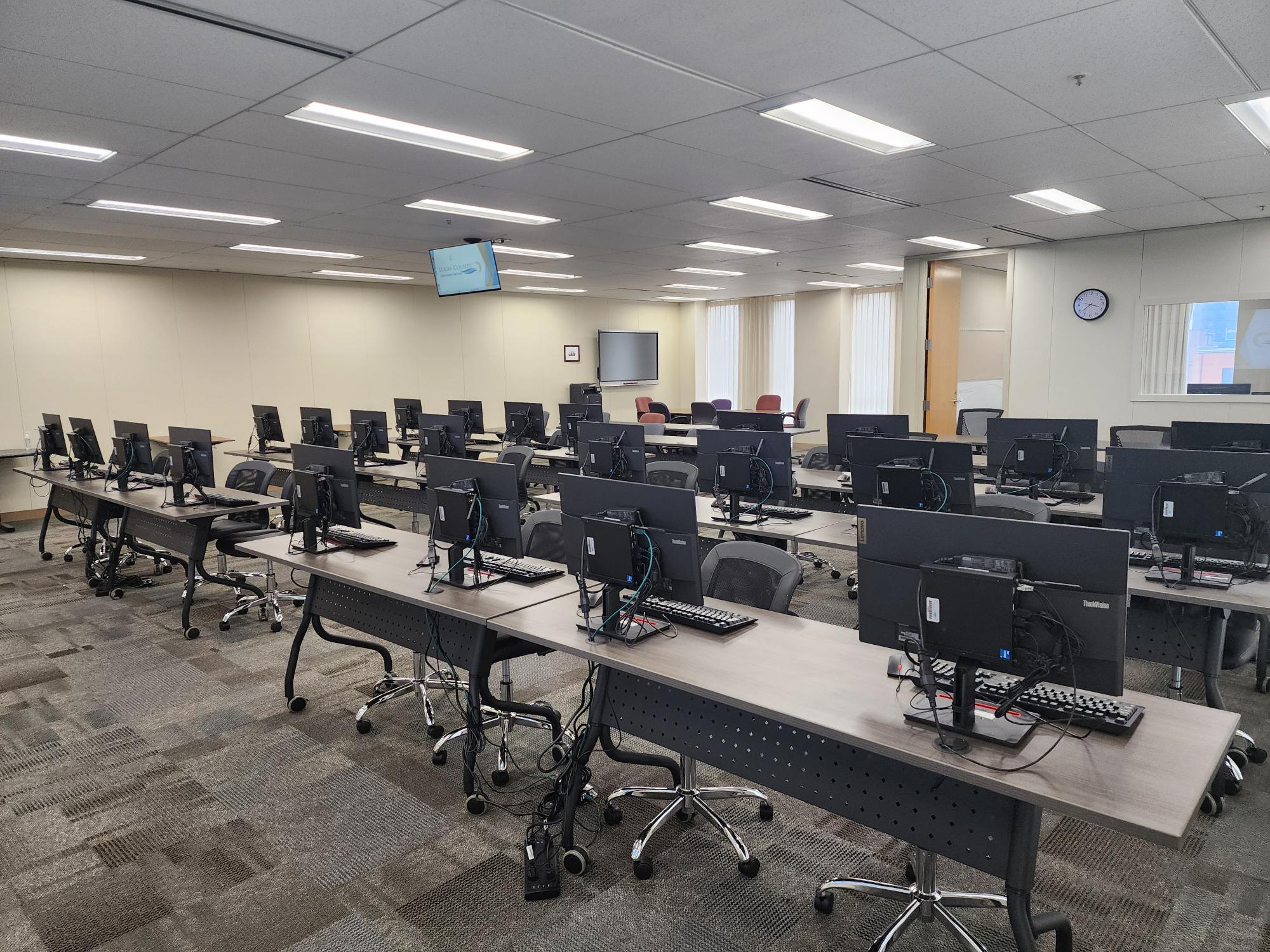 Computer training lab